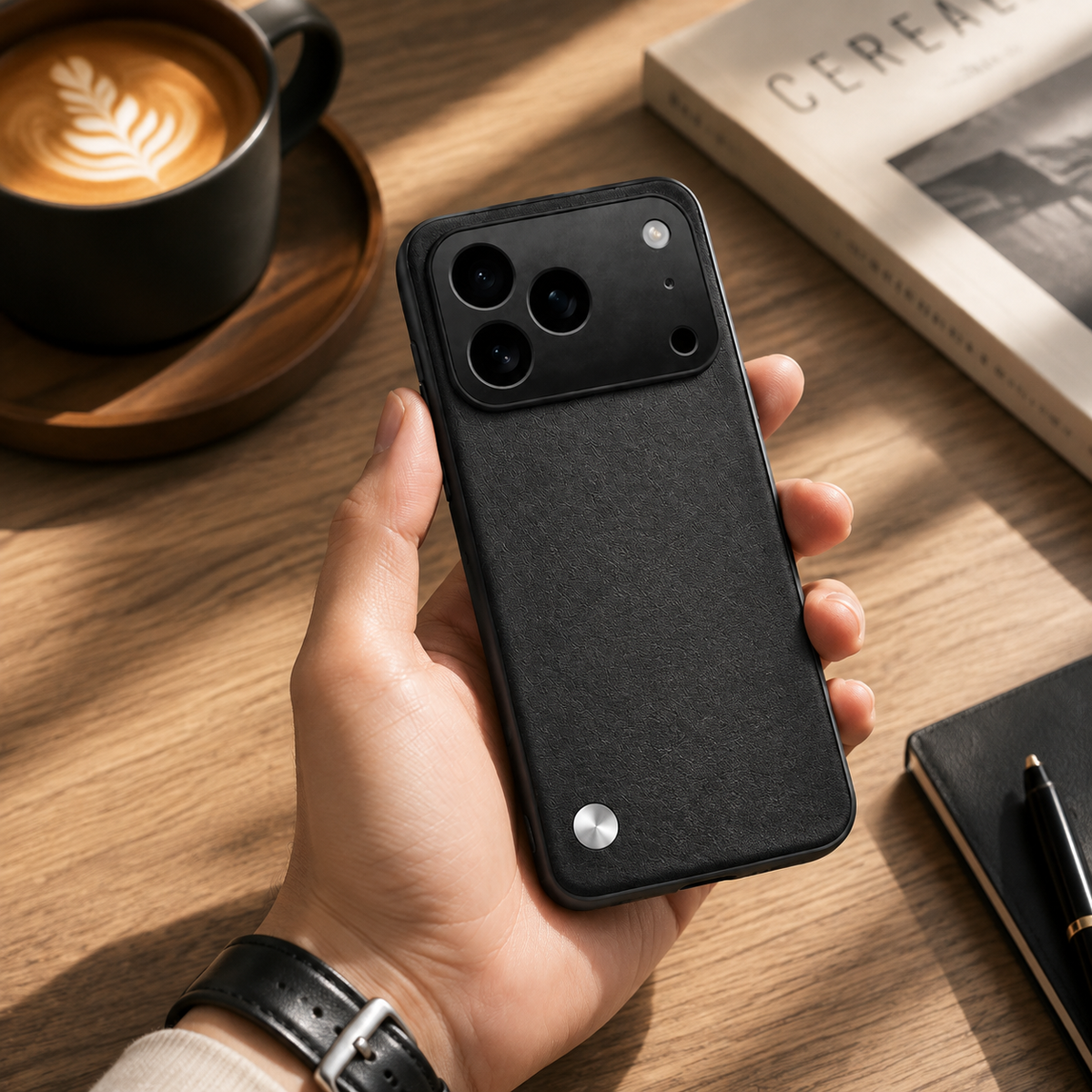Premium iPhone Case Matte Plain Skin Shockproof Protective Cover Soft TPU Metal Lens Protection Anti Fingerprint Anti Scratch Bumper Full Coverage