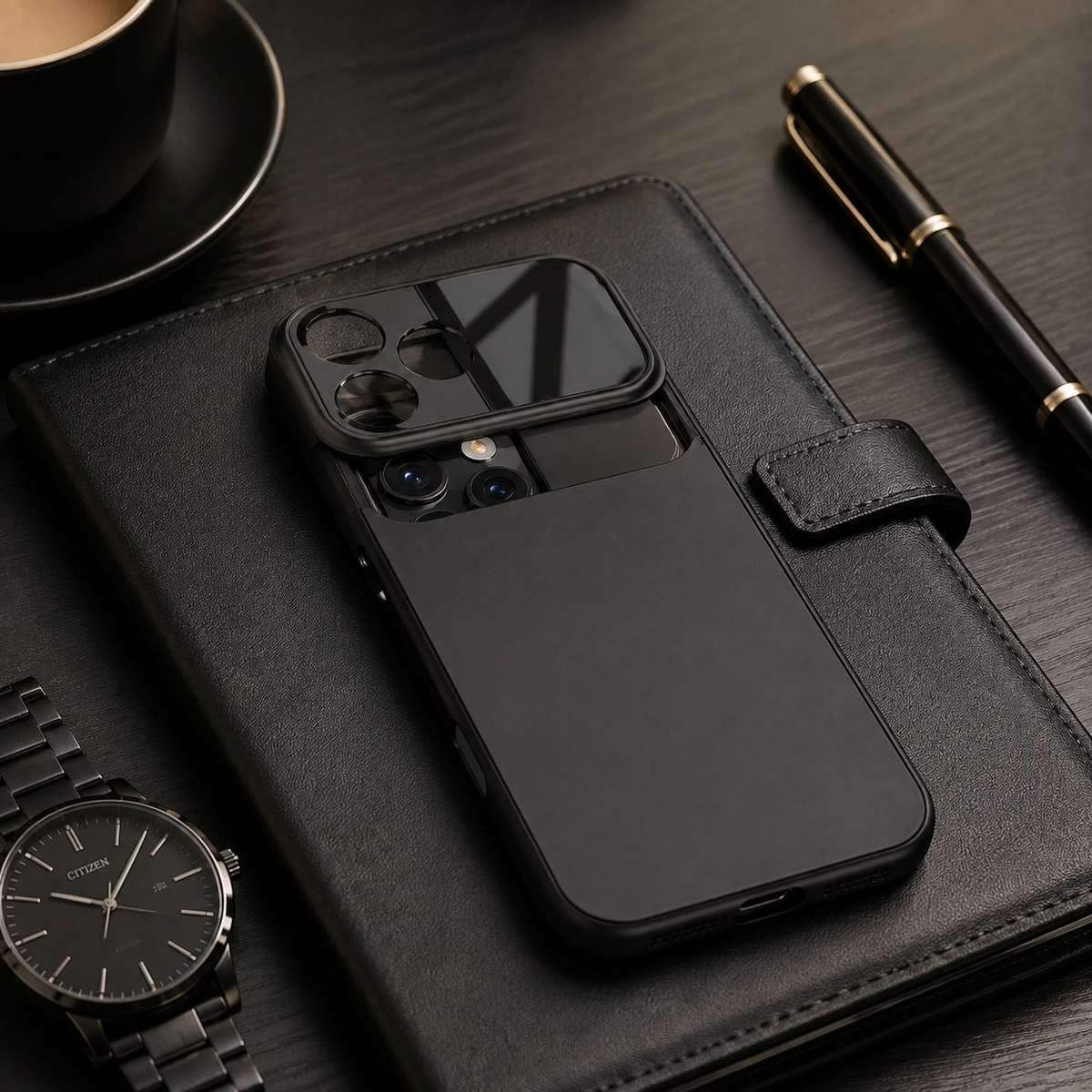 Premium iPhone Case Matte Plain Skin Shockproof Protective Cover Soft TPU Metal Lens Protection Anti Fingerprint Anti Scratch Bumper Full Coverage
