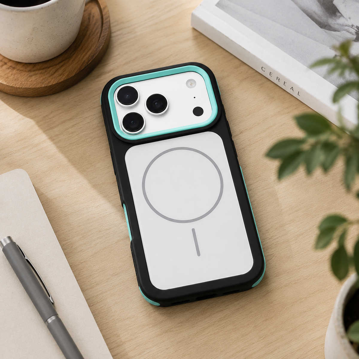 Premium iPhone Case MagSafe Compatible Matte Frosted Armor Cover Magnetic PC TPU Shockproof Protective Case Anti Scratch Slim Full Coverage