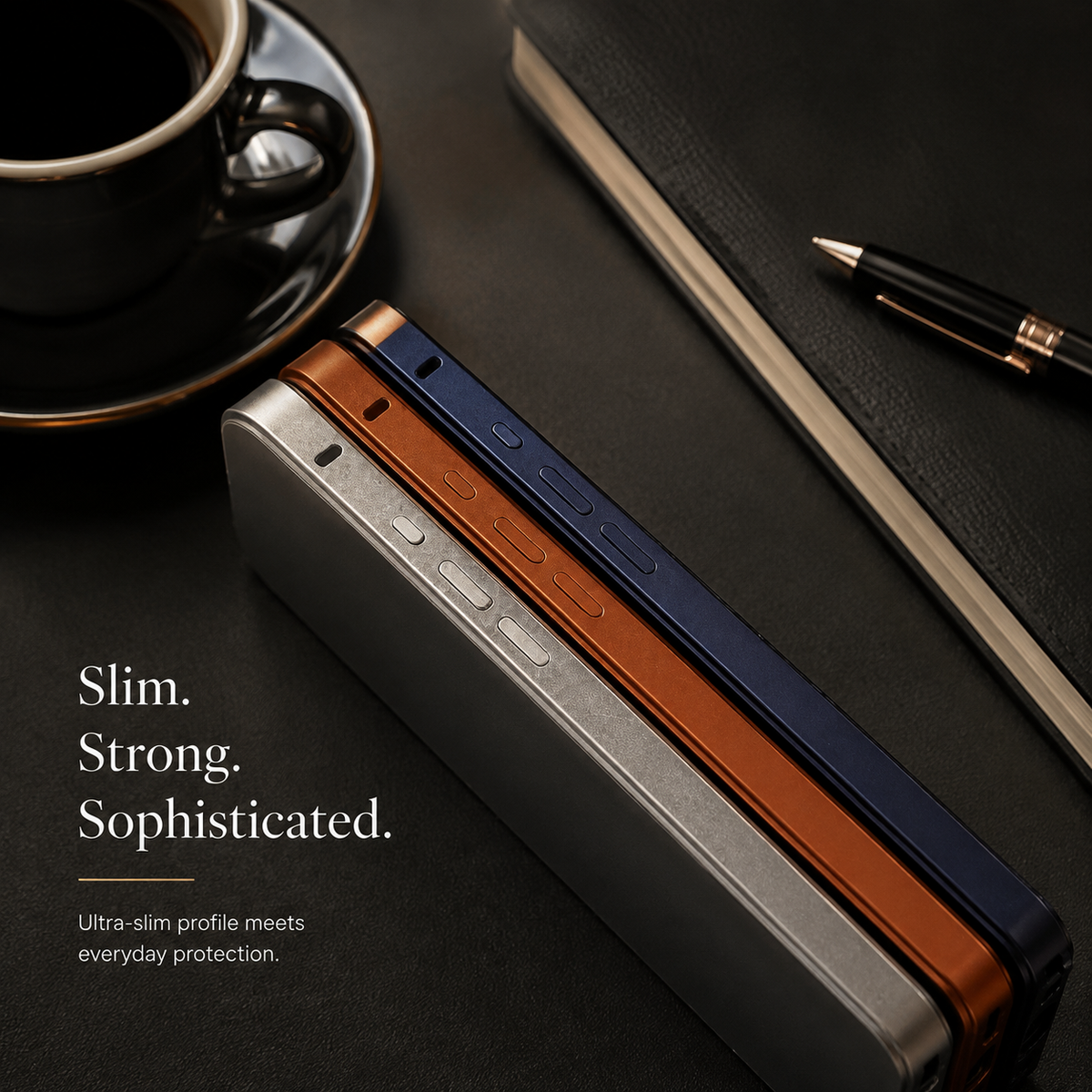 Premium iPhone Case Metal Alloy Frame Slim Protective Cover Matte Backplane Shockproof Anti Scratch Anti Fingerprint Lightweight Full Coverage