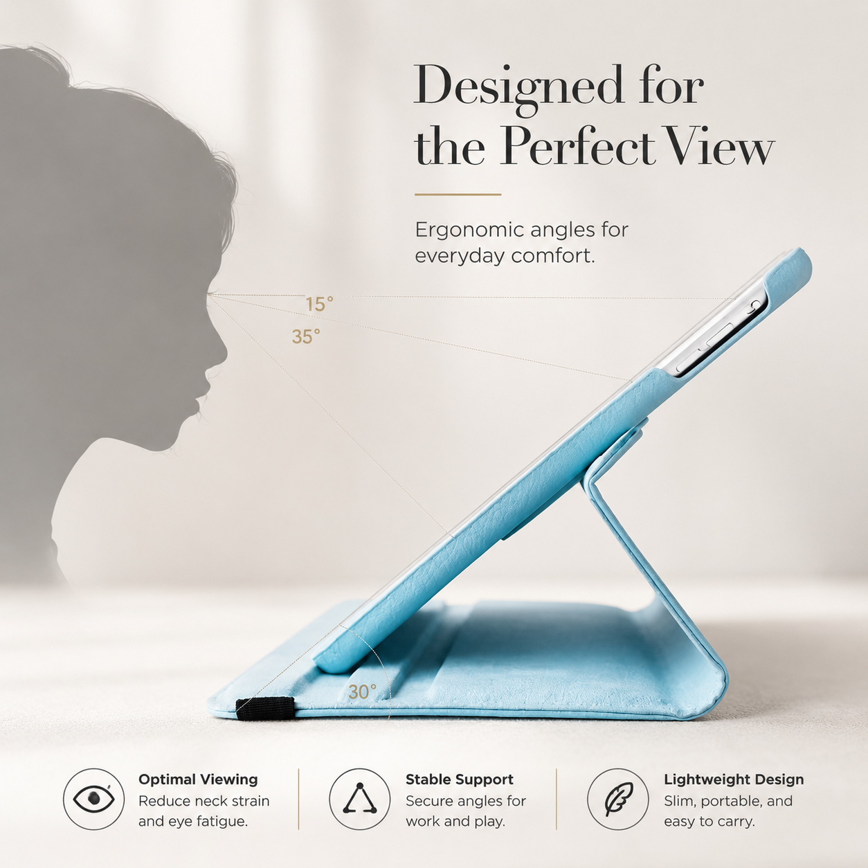 Premium 360° Rotating PU Leather iPad Case Smart Cover Auto Sleep Wake Shockproof Protective Stand Multi-Angle Tablet Case Compatible with iPad