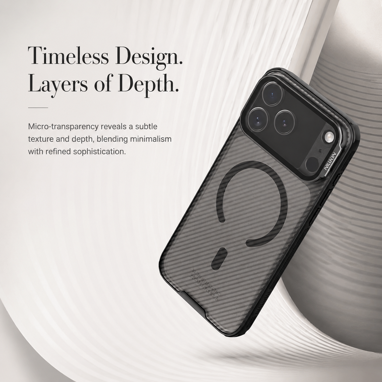 Premium Durable iPhone Case MagSafe Compatible CamShield Cover Foldable Lens Stand Shockproof Textured PC Half Wrapped Non Slip Protective Design