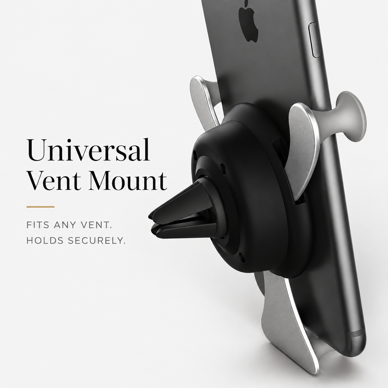 Premium Gravity Car Phone Holder Auto Lock Air Vent Phone Mount Hands-Free Smartphone Holder Anti-Slip Car Mount GPS Compatible with iPhone