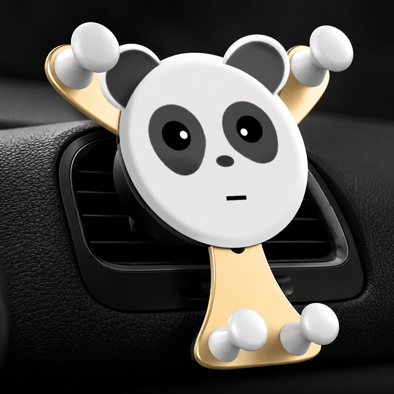 Premium Gravity Car Phone Holder Auto Lock Air Vent Phone Mount Hands-Free Smartphone Holder Anti-Slip Car Mount GPS Compatible with iPhone