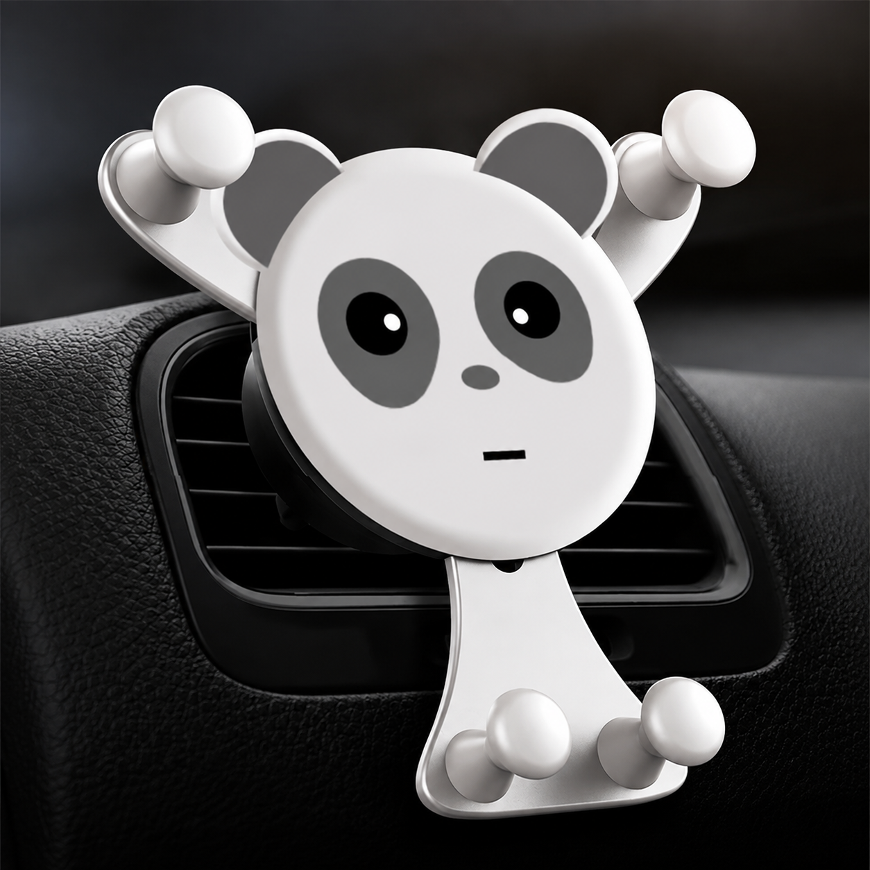 Premium Gravity Car Phone Holder Auto Lock Air Vent Phone Mount Hands-Free Smartphone Holder Anti-Slip Car Mount GPS Compatible with iPhone