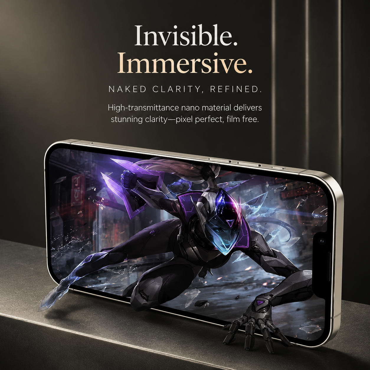 Premium Hydrogel Screen Protector Flexible Full Cover Protective Film Scratch Resistant Smooth Touch Impact Protection Compatible with iPhone