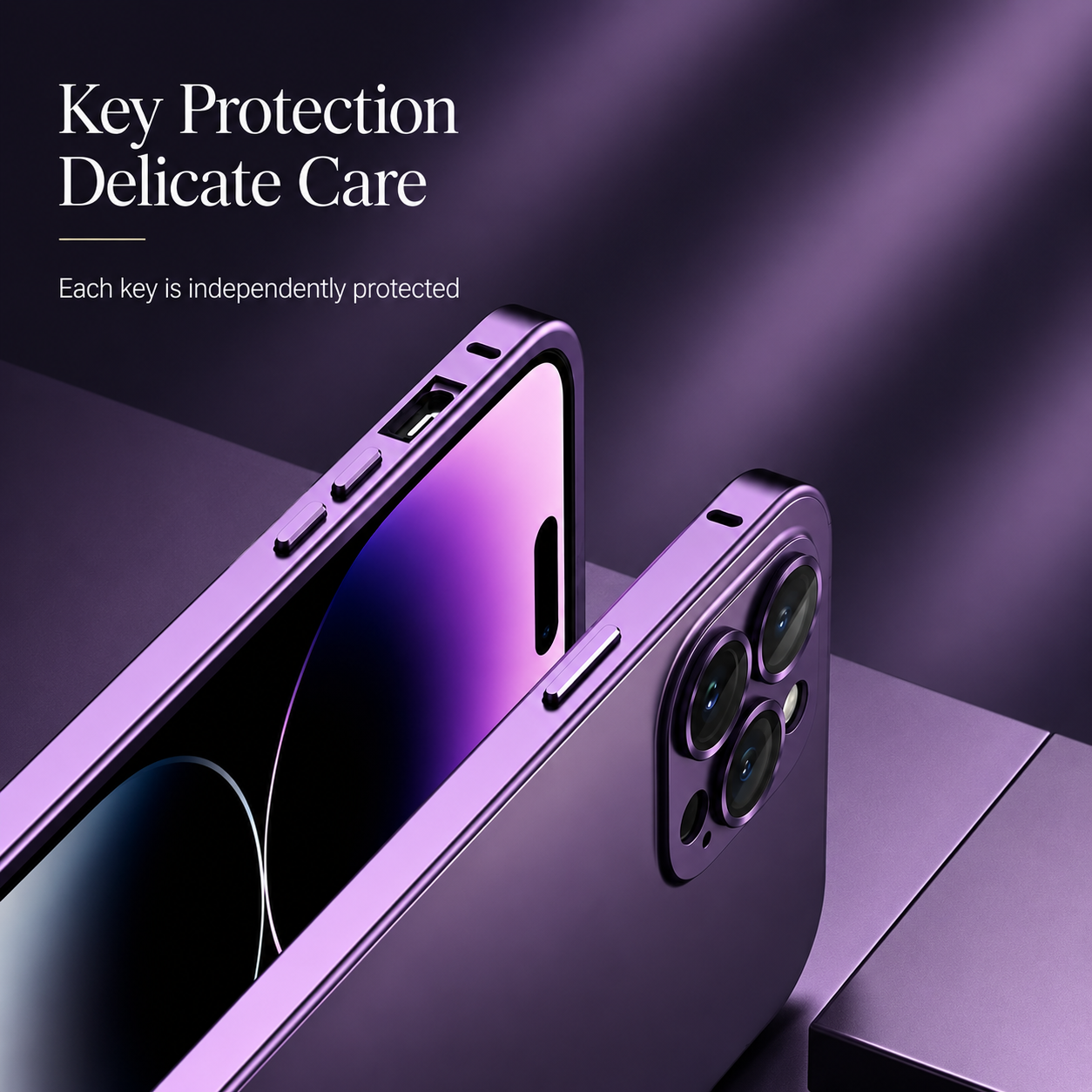 Premium Luxury iPhone Case Aluminum Alloy Frame PC Back Cover Shockproof Camera Protection Slim Lightweight Protective Durable Design Finish