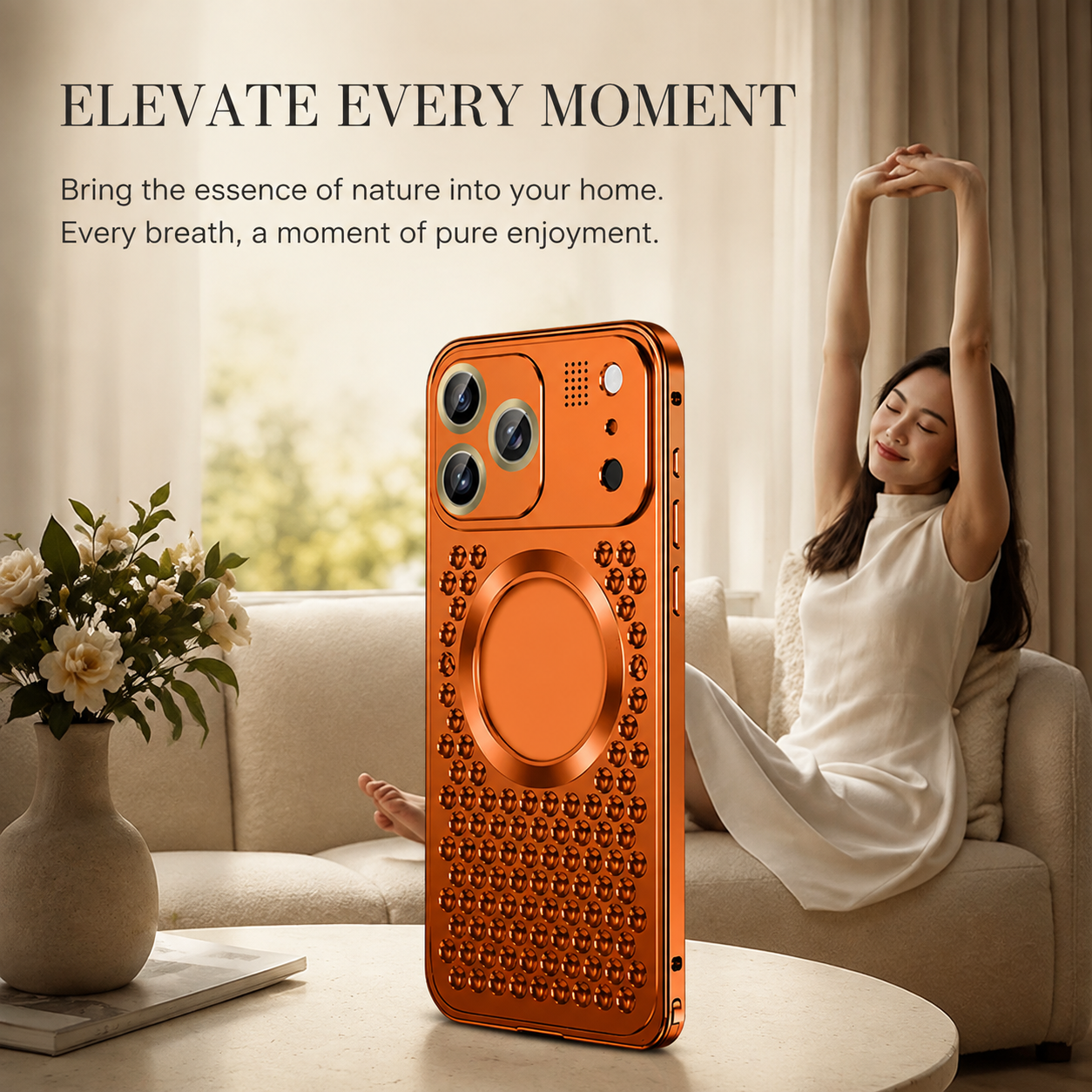 Premium Luxury iPhone Case Aluminum Alloy Magnetic Cover Heat Dissipation Metal Frame Camera Lens Guard Anti Fall Protective Durable Design Build