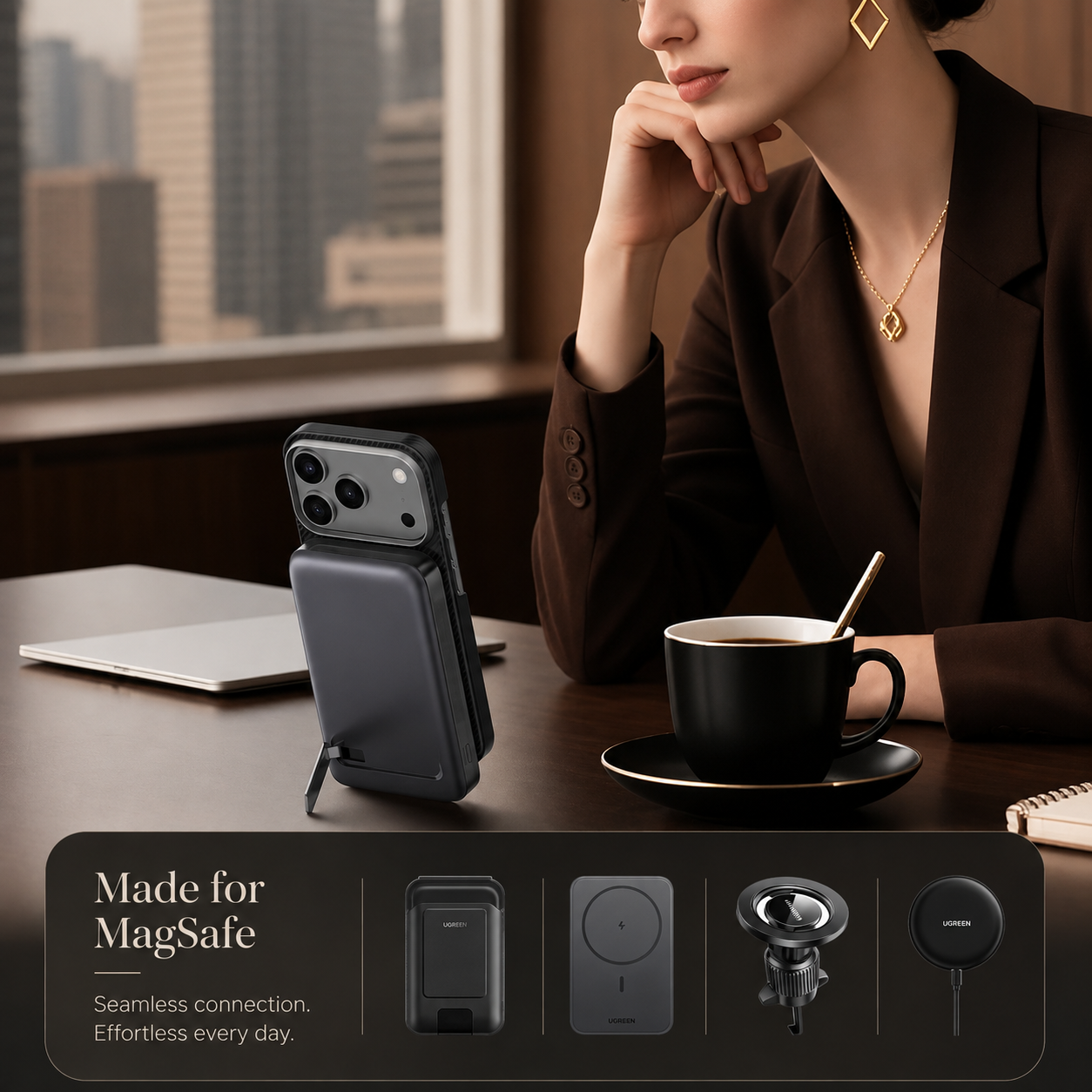 Premium Luxury iPhone Case Aramid Fiber Slim Hard Cover Military Grade Shockproof Matte Black Anti Fingerprint Durable Protective Design Finish