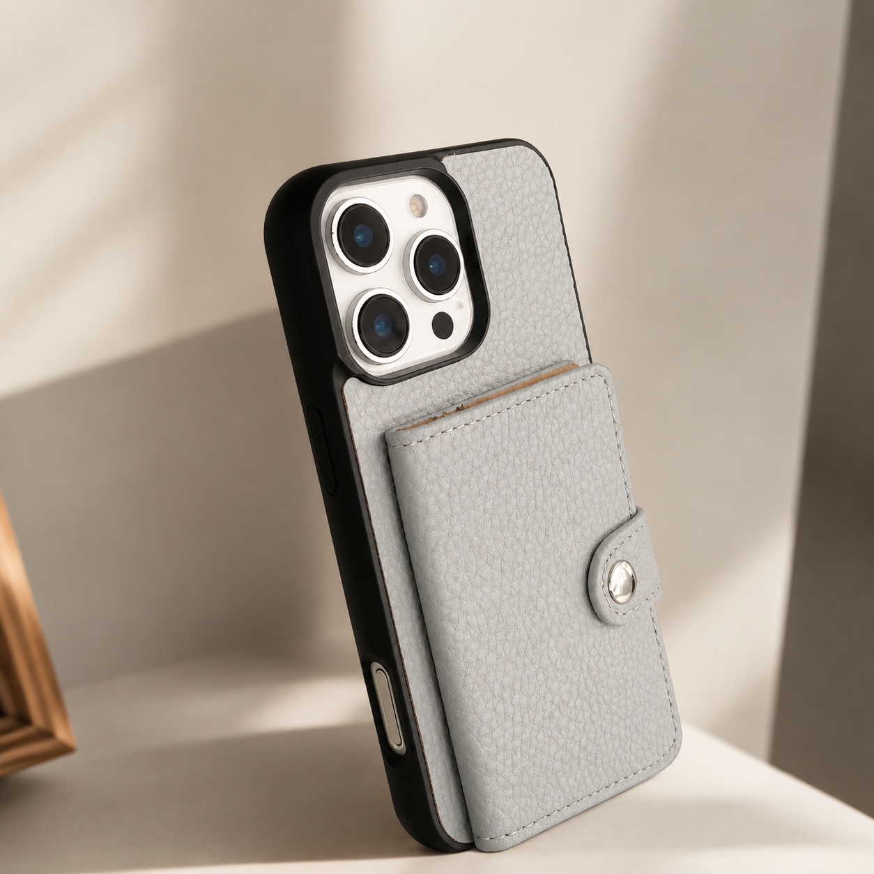 Premium Luxury iPhone Case Crossbody Wallet Cover PU Leather Card Holder Coin Pocket RFID Protection Shoulder Strap Shockproof Full Protection Slim Design Finish