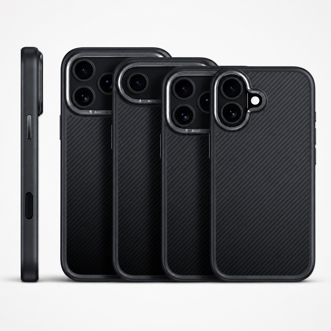 Premium Luxury iPhone Case MagSafe Compatible 600D Kevlar Aramid Fiber Cover Magnetic Shockproof Half Wrapped Anti Fingerprint Protective Durable Design