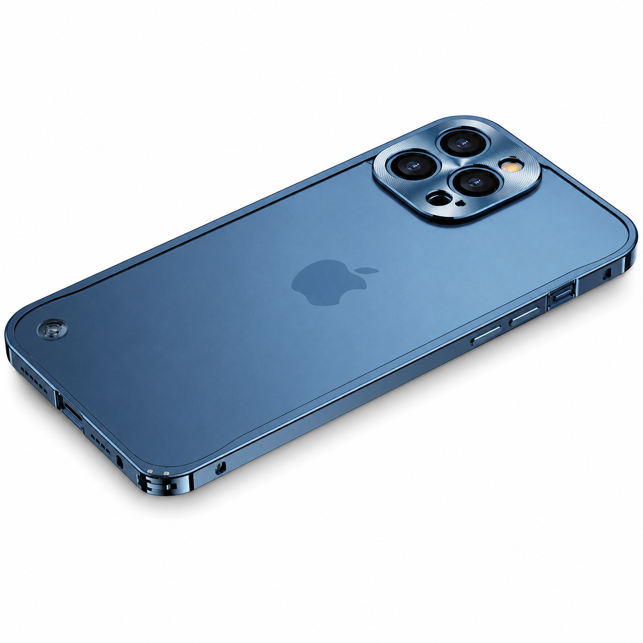 Premium Luxury iPhone Case MagSafe Compatible Aluminum Metal Frame Cover Shockproof Full Camera Protection Magnetic Fit Wireless Charging Slim Design Finish