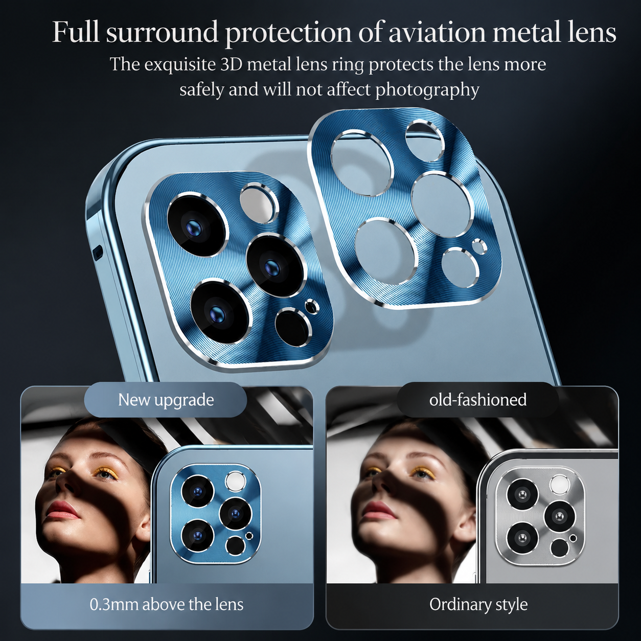 Premium Luxury iPhone Case MagSafe Compatible Double Sided Tempered Glass Privacy Cover Metal Frame Shockproof 360 Full Body Camera Protection Slim Design Finish