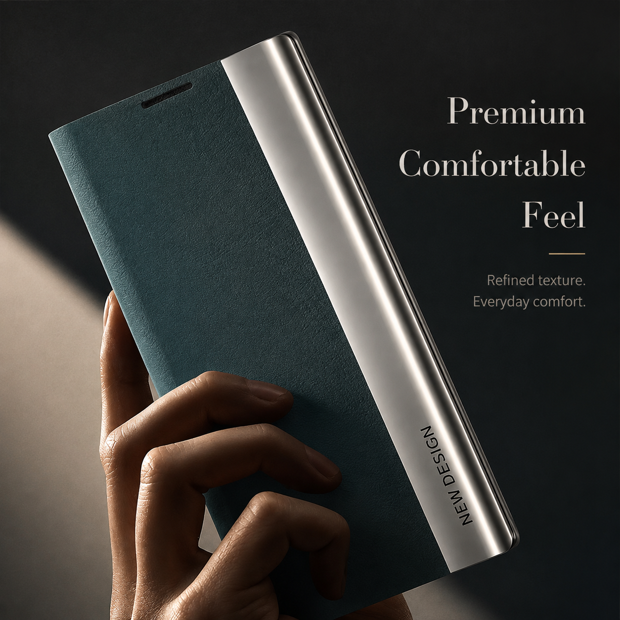 Premium Luxury iPhone Case MagSafe Compatible Flip Wallet Cover Card Holder Kickstand Magnetic Closure Shockproof Screen Protection Slim Design Finish