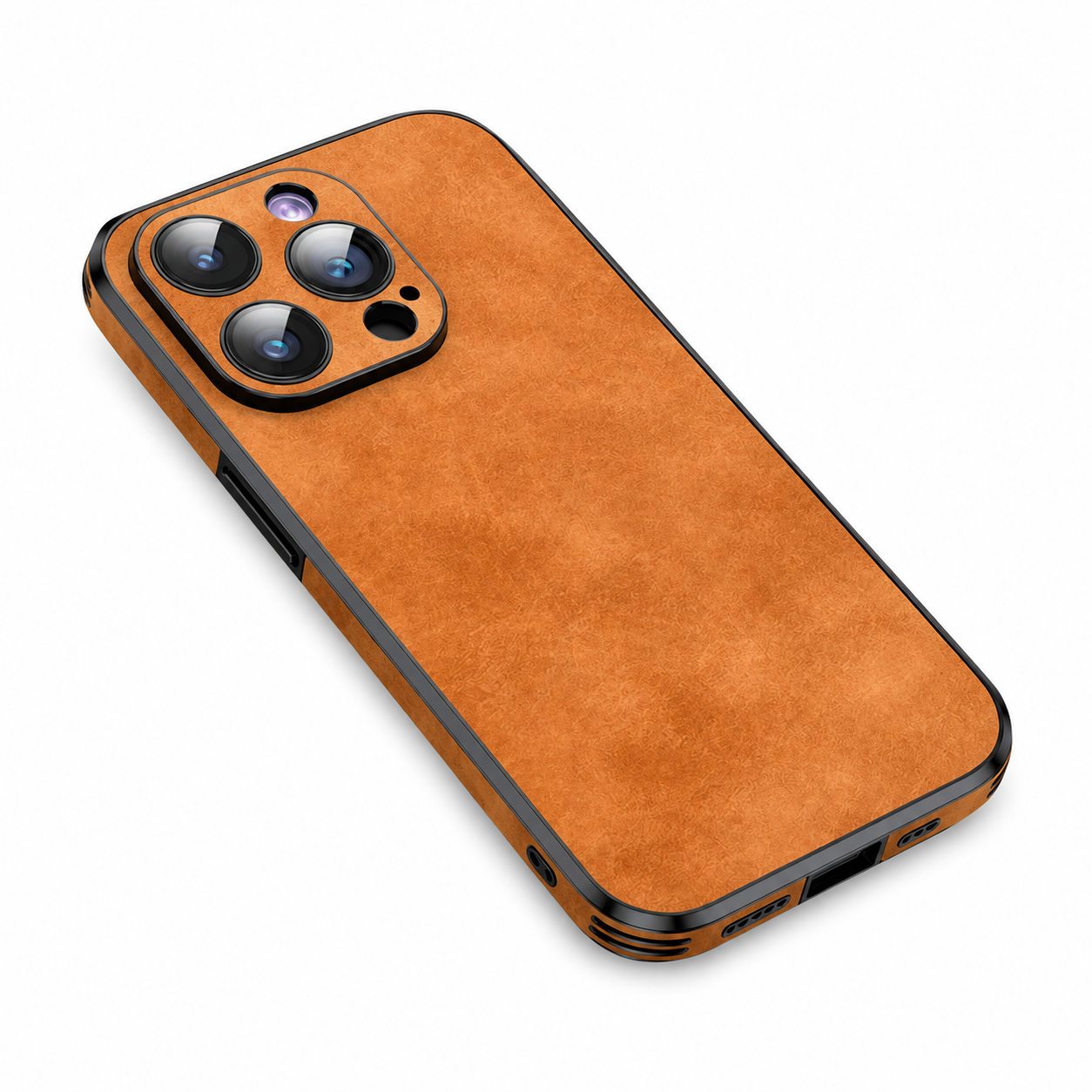 Premium Luxury iPhone Case MagSafe Compatible Genuine Leather Cover Shockproof Camera Lens Protection Slim Protective Durable Design Finish Style