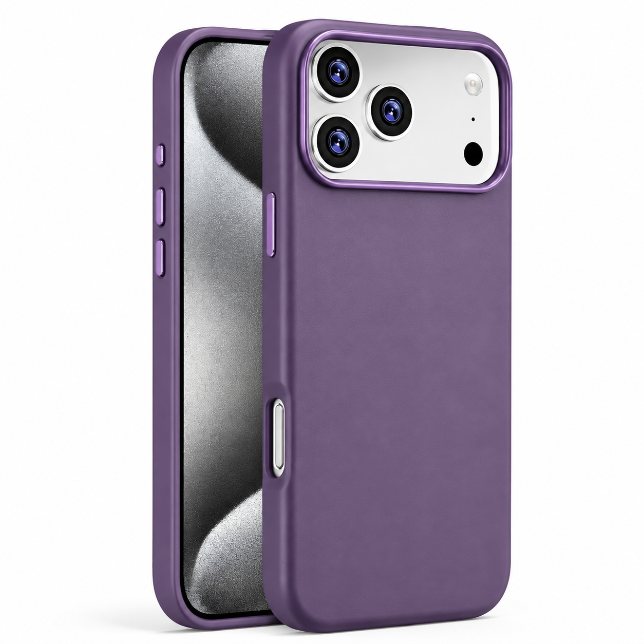 Premium Luxury iPhone Case MagSafe Compatible Leather Cover Strong Magnetic Support Half Wrapped Shockproof Protective Durable Design Premium Finish