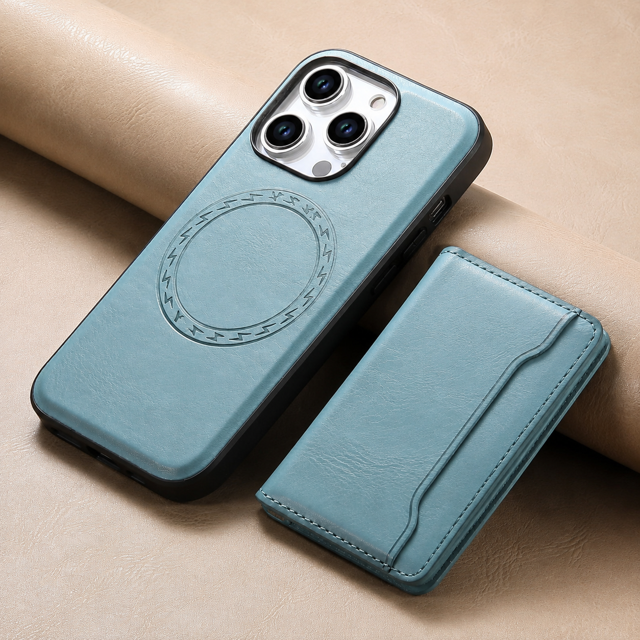 Premium Luxury iPhone Case MagSafe Compatible Leather Wallet Cover Card Holder Shockproof Camera Protection Slim Protective Durable Design Finish