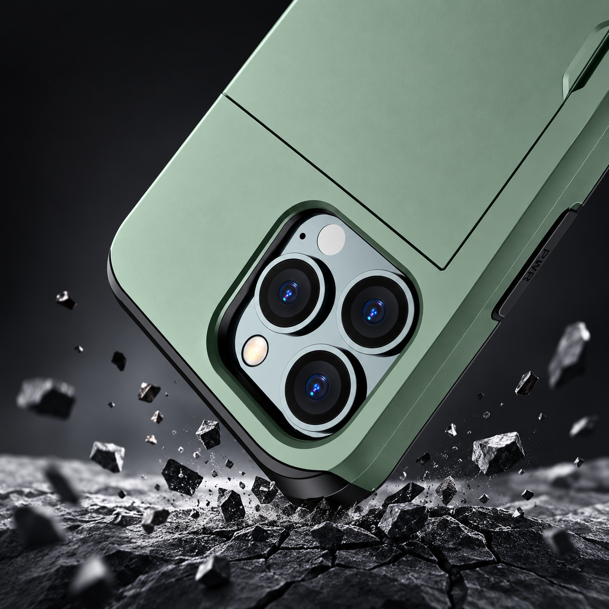Premium Luxury iPhone Case MagSafe Compatible Slider Wallet Cover Card Holder Dual Layer PC TPU Shockproof Camera Protection Slim Design Finish