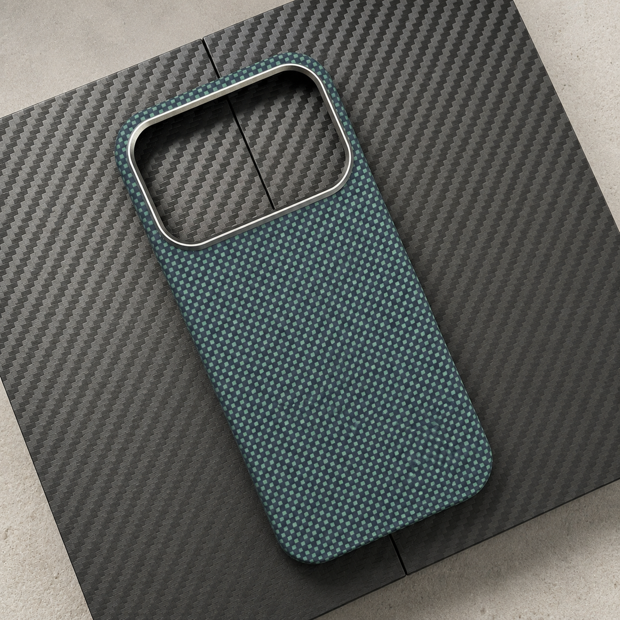 Premium Luxury iPhone Case MagSafe Compatible Ultra Thin Aramid Carbon Fiber Cover Kevlar Grade Shock Resistant Washable Protective Durable Design