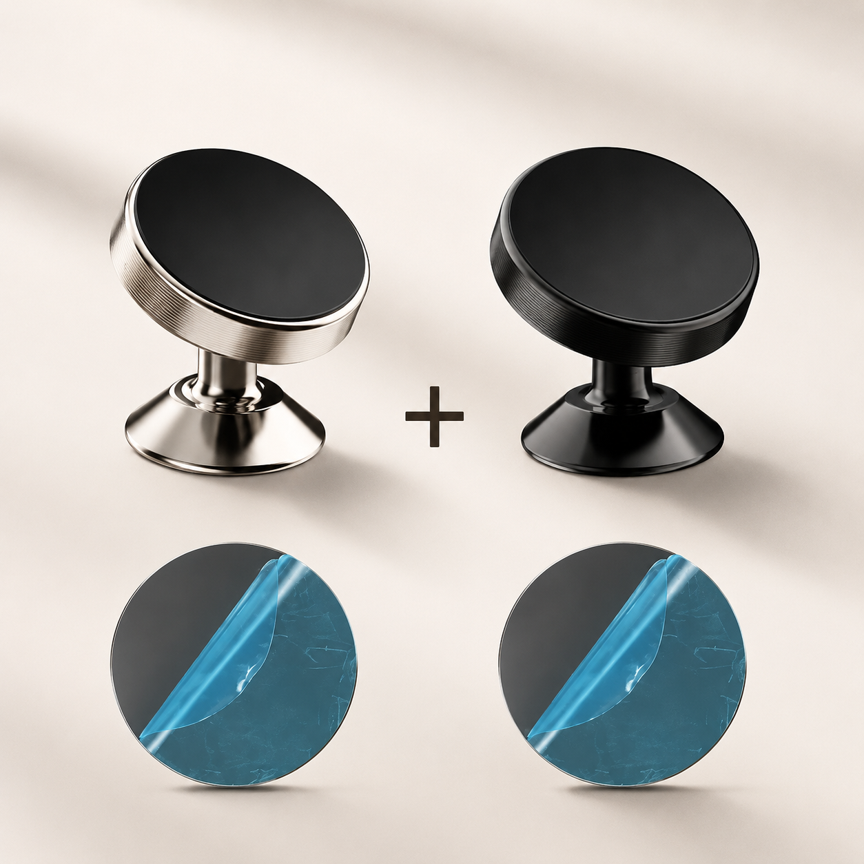 Premium Magnetic Car Phone Holder Strong Magnet Dashboard Mount Air Vent Phone Stand 360° Rotation GPS Navigation Hands-Free Compatible with iPhone