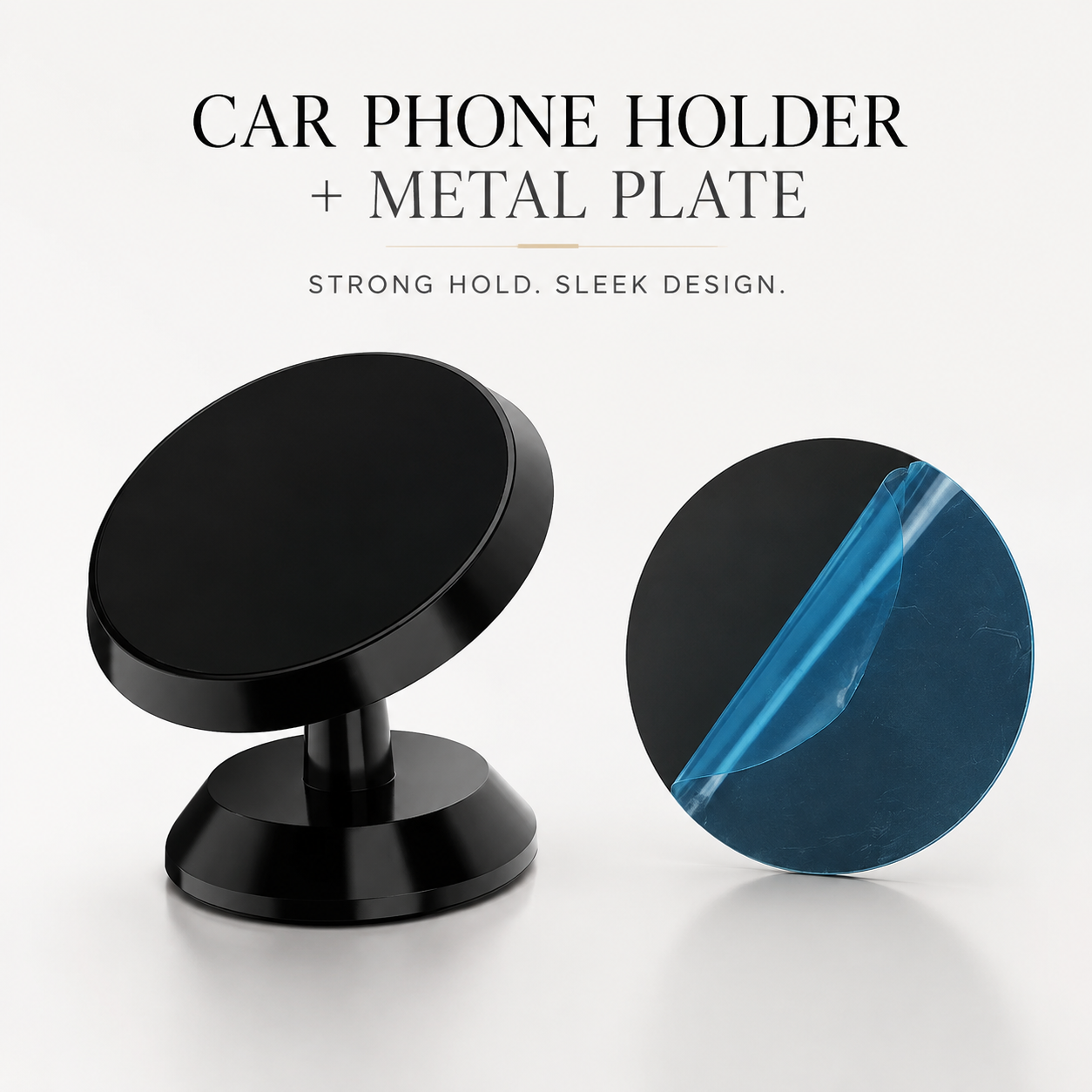 Premium Magnetic Car Phone Holder Strong Magnet Dashboard Mount Air Vent Phone Stand 360° Rotation GPS Navigation Hands-Free Compatible with iPhone