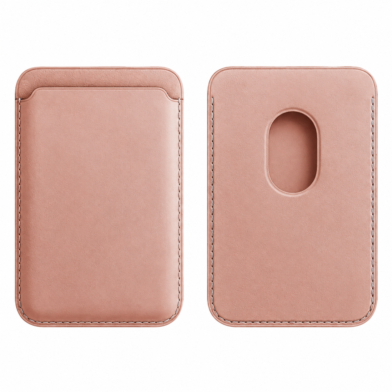Premium Magnetic Leather Wallet for MagSafe Slim RFID Blocking Card Holder Strong Magnetic Wallet Anti-Scratch Leather Card Case Compatible with iPhone