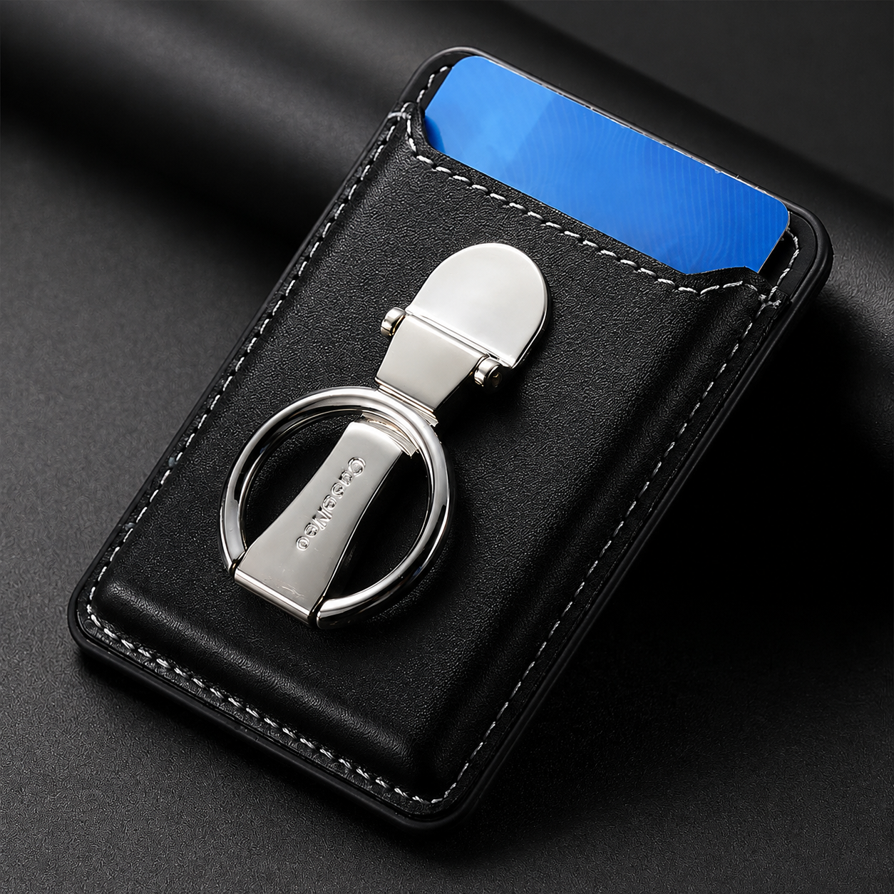 Premium Magnetic Wallet Case for MagSafe Card Holder Magnetic Wallet Multiple Card Slots Foldable Ring Holder Kickstand Strong Magnetic Attachment Compatible with iPhone