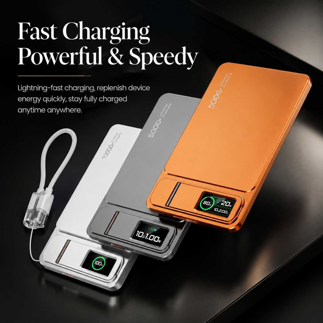 Premium Magnetic Wireless Power Bank 10000mAh Fast Charging Portable Charger 20W USB Type C Magnetic Battery Pack Digital Display Phone Stand Compatible with iPhone