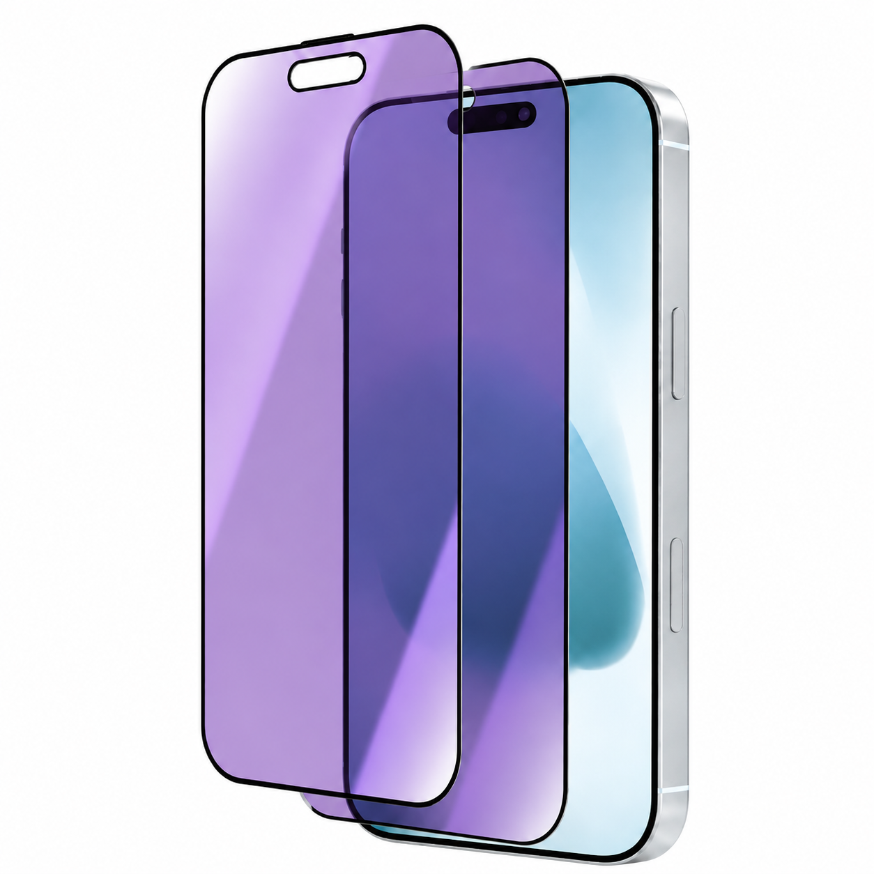 Premium Privacy Screen Protector Anti Spy Tempered Glass Anti Blue Light Full Coverage Scratch Resistant Screen Guard Compatible with iPhone