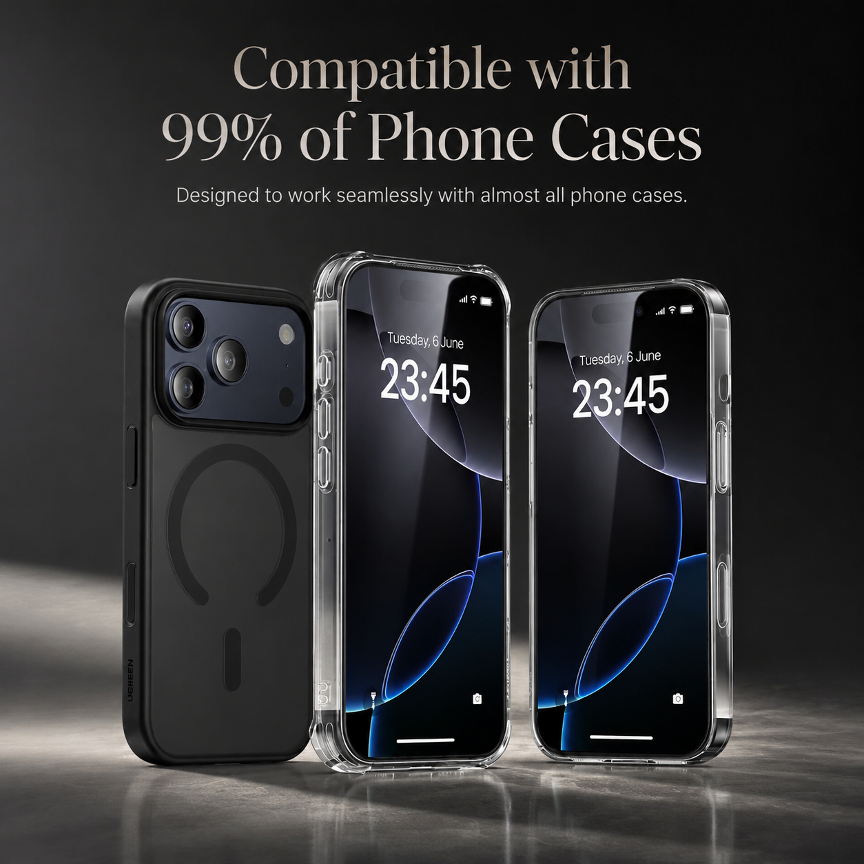 Premium Privacy Screen Protector Anti Spy Tempered Glass HD Display Fingerprint Resistant Scratch Resistant Shatter Protection Compatible with iPhone