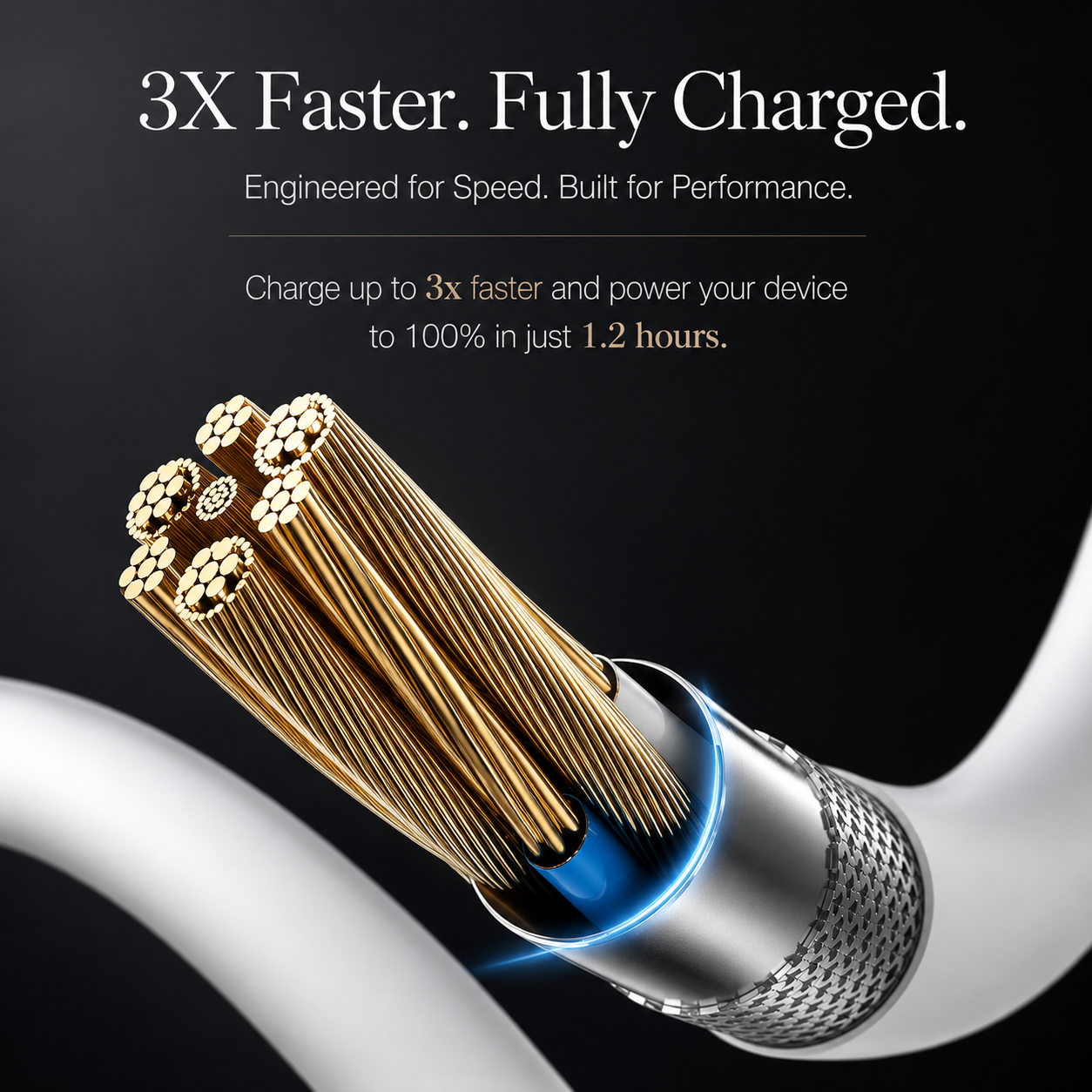 Premium USB C PD Fast Charging Cable 35W 2.4A Data Sync Charging Cord Durable TPE TPU Fast Charge Cable Reliable Power Compatible with iPhone