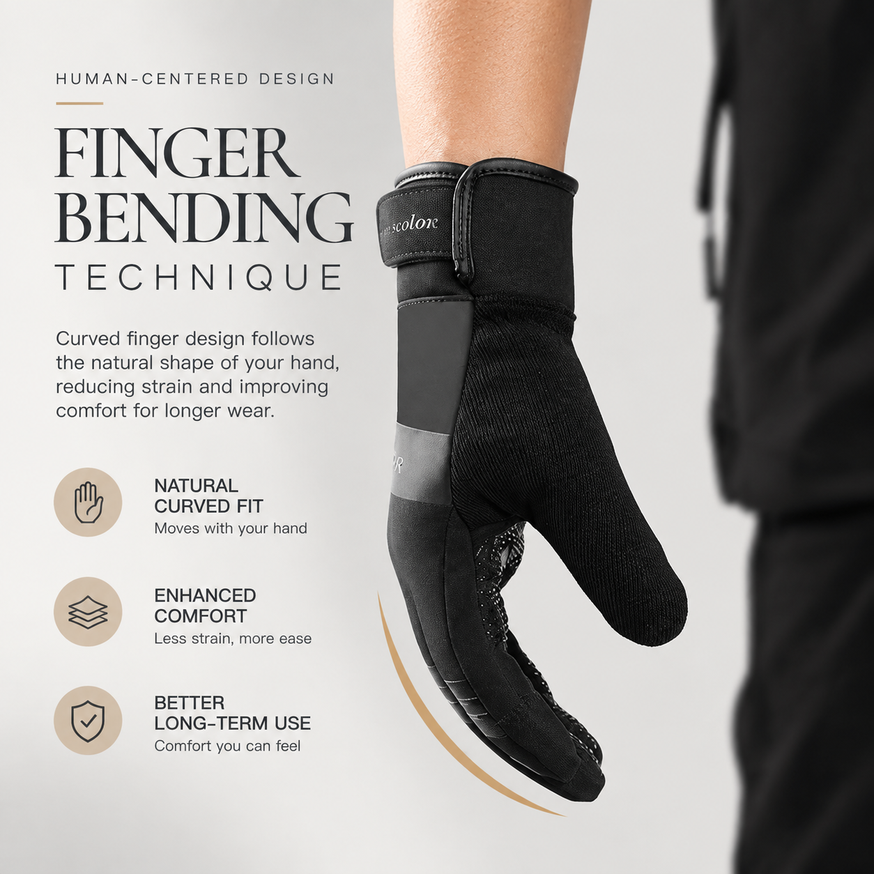 Premium Winter Cycling Gloves Waterproof Thermal Touchscreen Gloves Windproof Anti-Slip Sports Riding Gloves 3M Insulated Unisex Compatible with iPhone