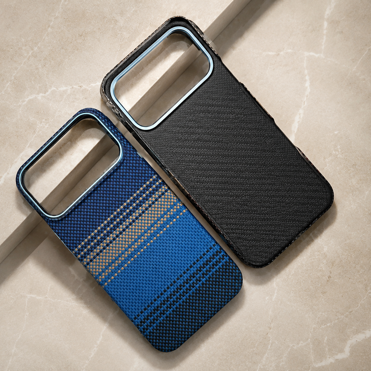 Premium iPhone Case 100% Aramid Carbon Fiber MagSafe Compatible Cover Ultra Thin Protective Case Matte Anti Scratch Raised Camera Screen Full Coverage
