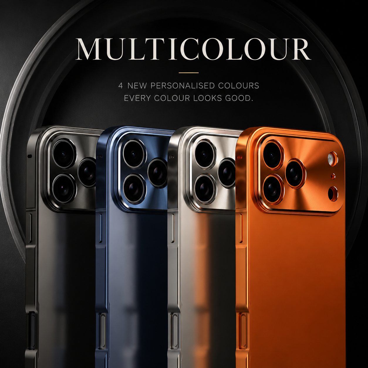 Premium iPhone Case All Aluminum Magnetic Frame MagSafe Compatible Frosted PC Back Cover Ultra Thin Shockproof Protective Anti Scratch Lightweight Design