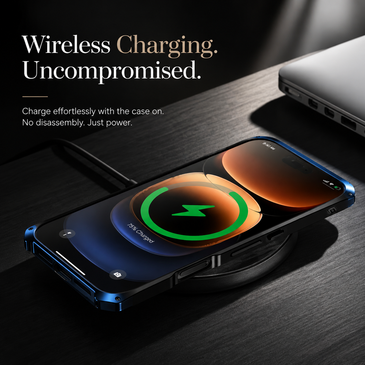 Premium iPhone Case Aluminum Alloy PC Protective Cover Full Coverage Shockproof Anti Scratch Dustproof Washable Lightweight Non Slip Design