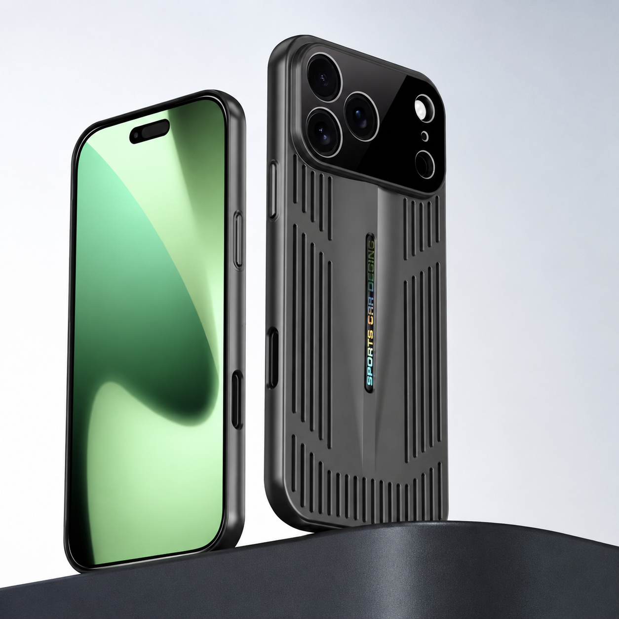 Premium iPhone Case Cooling Protective Cover Shockproof PC TPU Anti Scratch Anti Fingerprint Heat Dissipation Non Slip Slim Full Coverage
