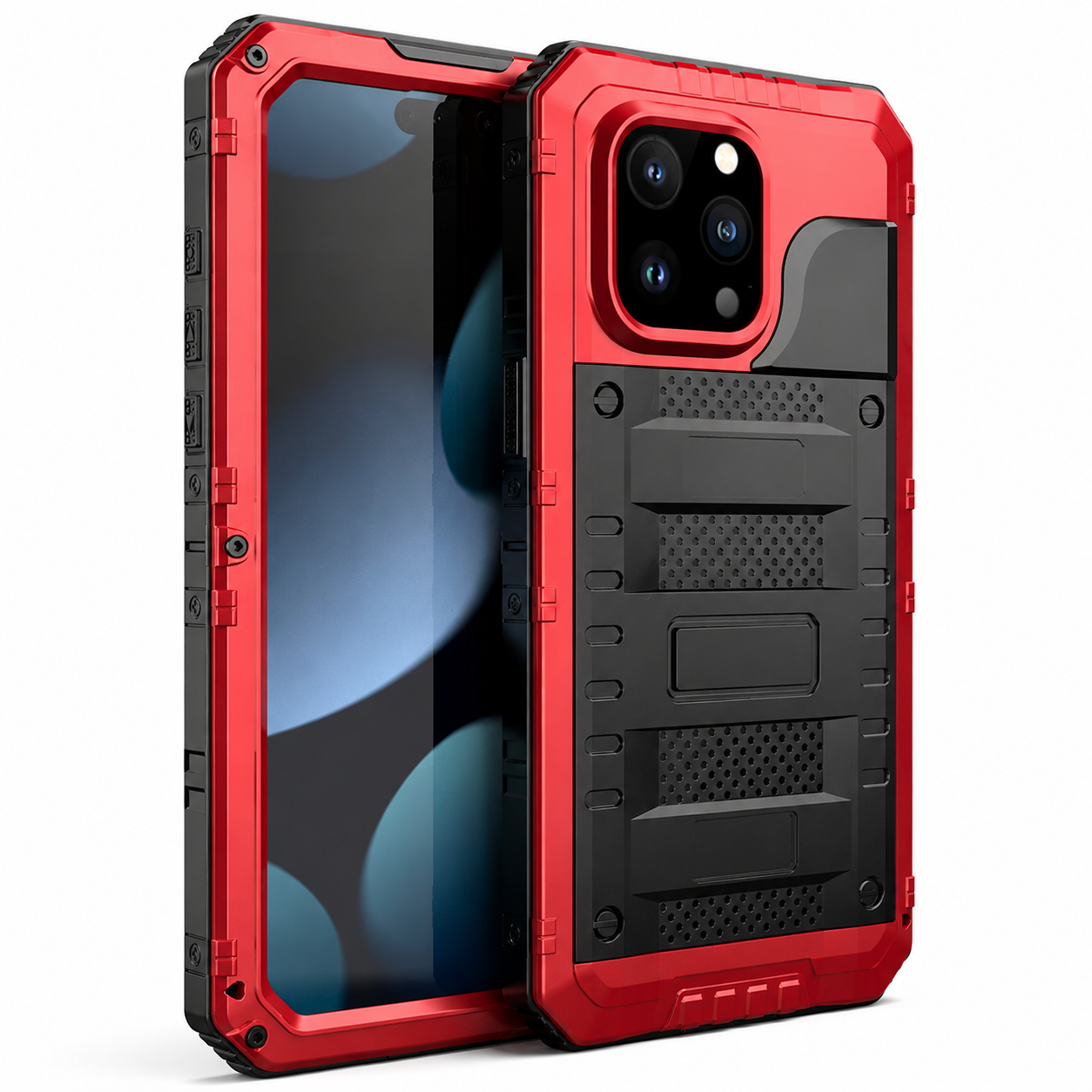 Premium iPhone Case IP68 Waterproof Armor MagSafe Cover Shockproof Full Body Protection Magnetic Rugged Protective Case Camera Lens Screen Guard