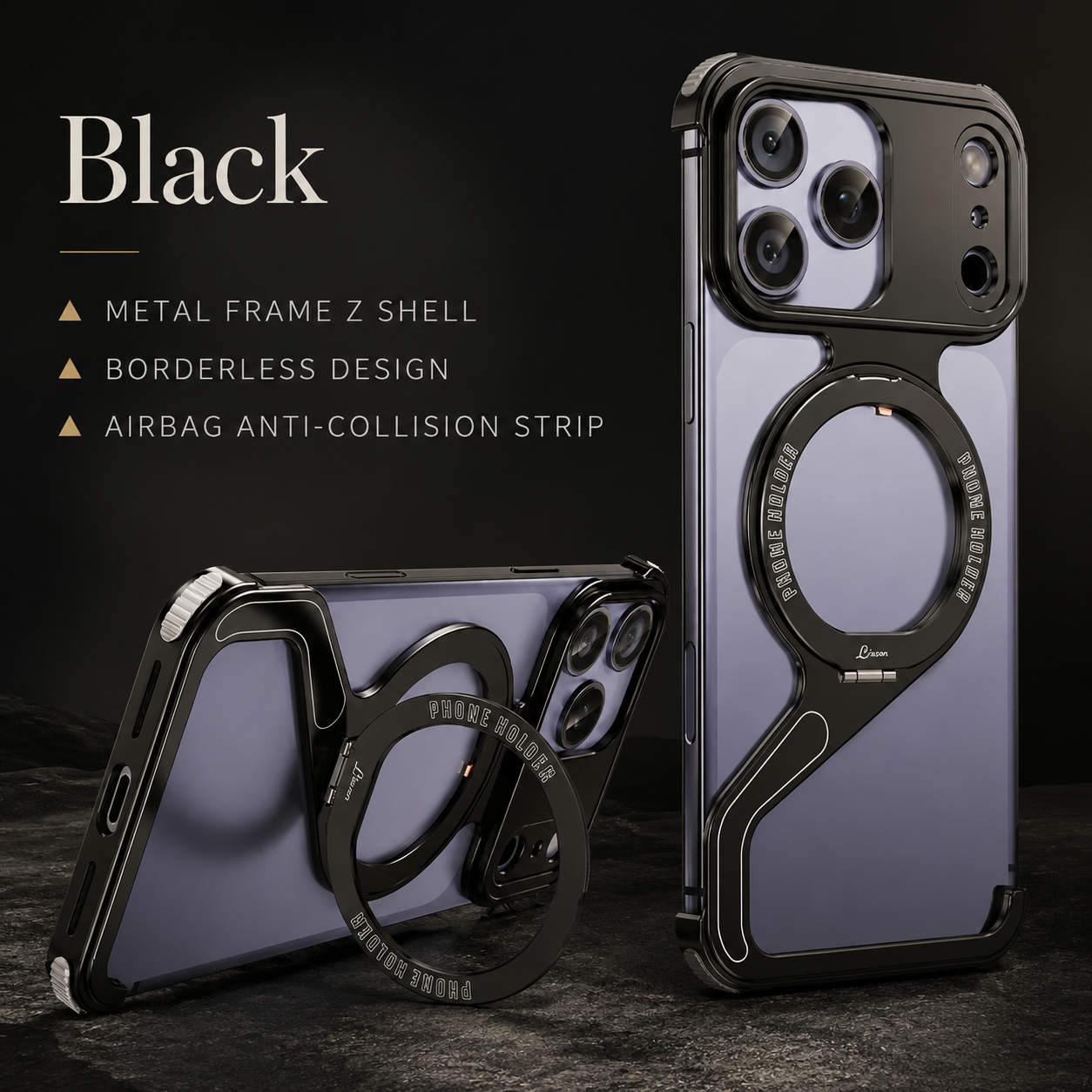Premium iPhone Case MagSafe Compatible Aluminum Alloy Frame Protective Cover Shockproof Magnetic Metal Design Scratch Resistant Slim Minimal Full Coverage