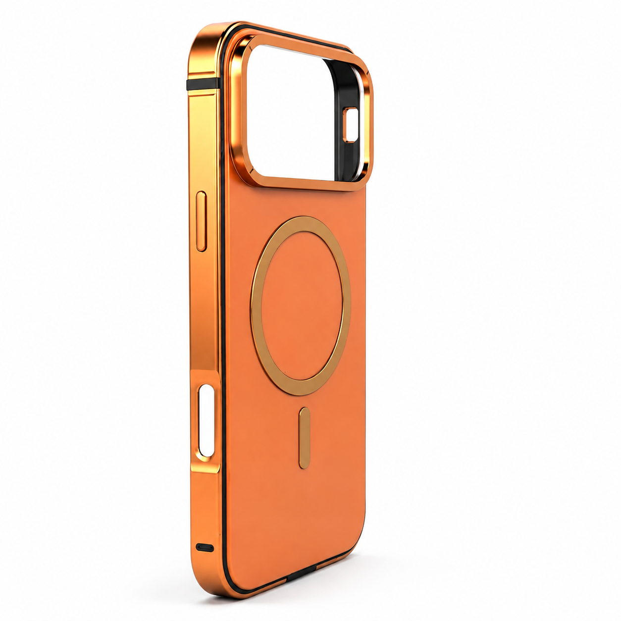 Premium iPhone Case MagSafe Compatible Aluminum Alloy Metal Frame Cover Shockproof Anti Drop Protective Design Scratch Resistant Slim Lightweight