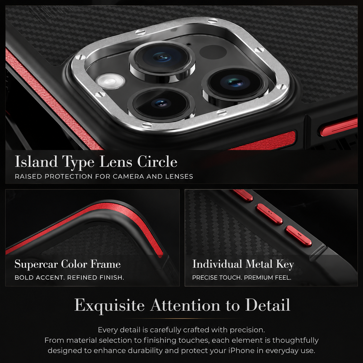 Premium iPhone Case MagSafe Compatible Aramid Fiber Kevlar 600D Ultra Thin Protective Cover Shockproof Wireless Charging Slim Lightweight Design