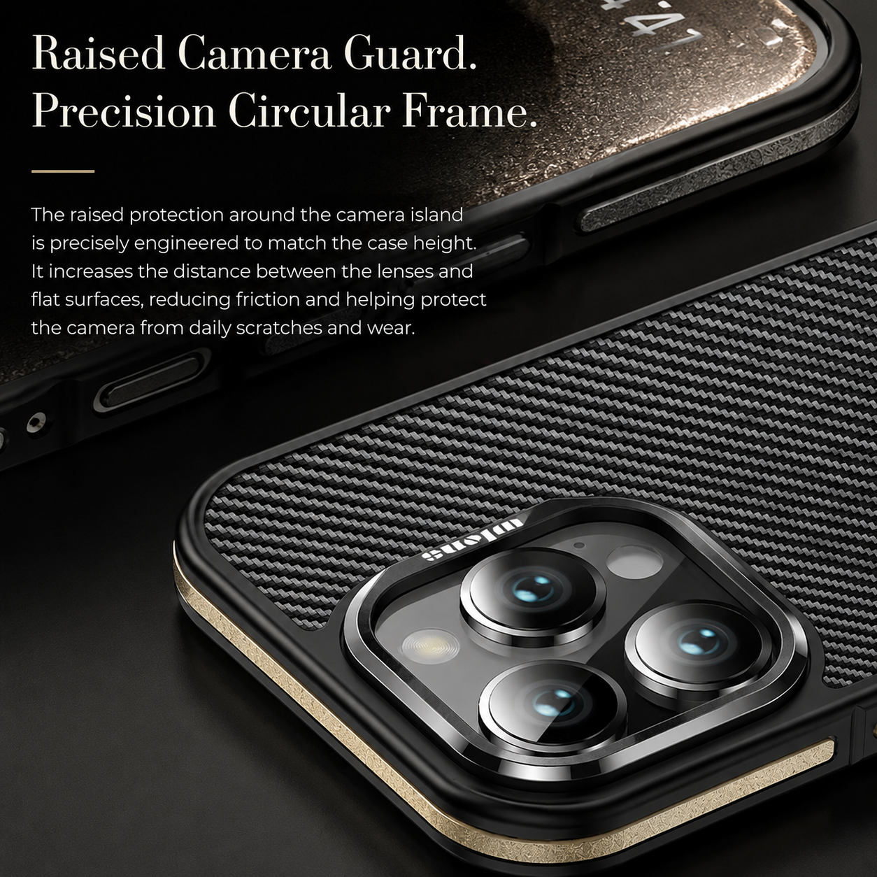 Premium iPhone Case MagSafe Compatible Aramid Fiber Kevlar 600D Ultra Thin Protective Cover Shockproof Wireless Charging Slim Lightweight Design