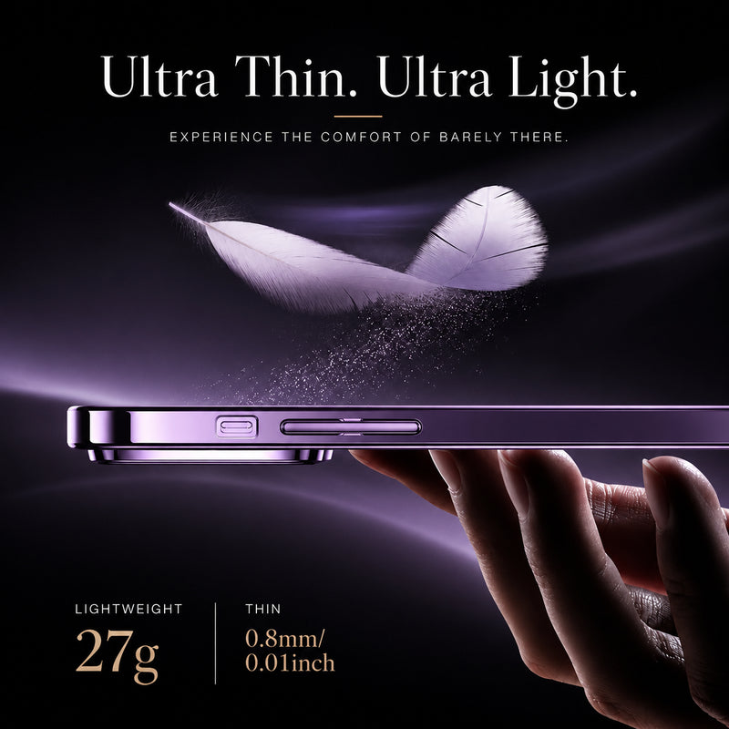 Premium iPhone Case MagSafe Compatible Clear Acrylic Protective Cover Tempered Glass Camera Lens Protection Shockproof Scratch Resistant Slim Full Coverage
