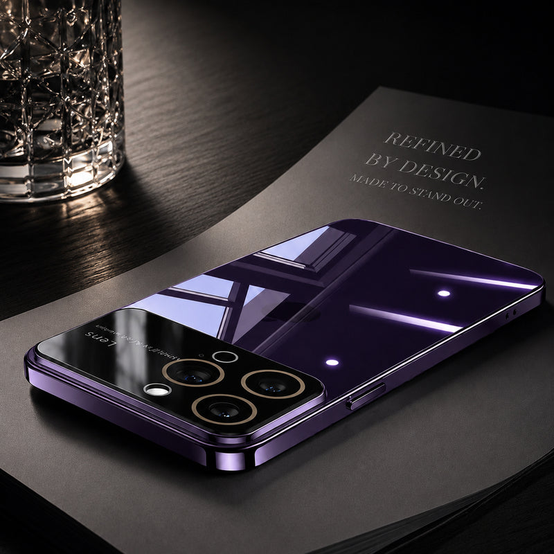 Premium iPhone Case MagSafe Compatible Clear Acrylic Protective Cover Tempered Glass Camera Lens Protection Shockproof Scratch Resistant Slim Full Coverage