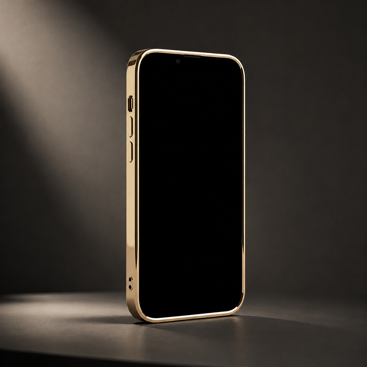 Premium iPhone Case MagSafe Compatible Clear TPU Cover Desert Gold Finish Shockproof Protective Case Camera Lens Protection Wireless Charging Slim Design