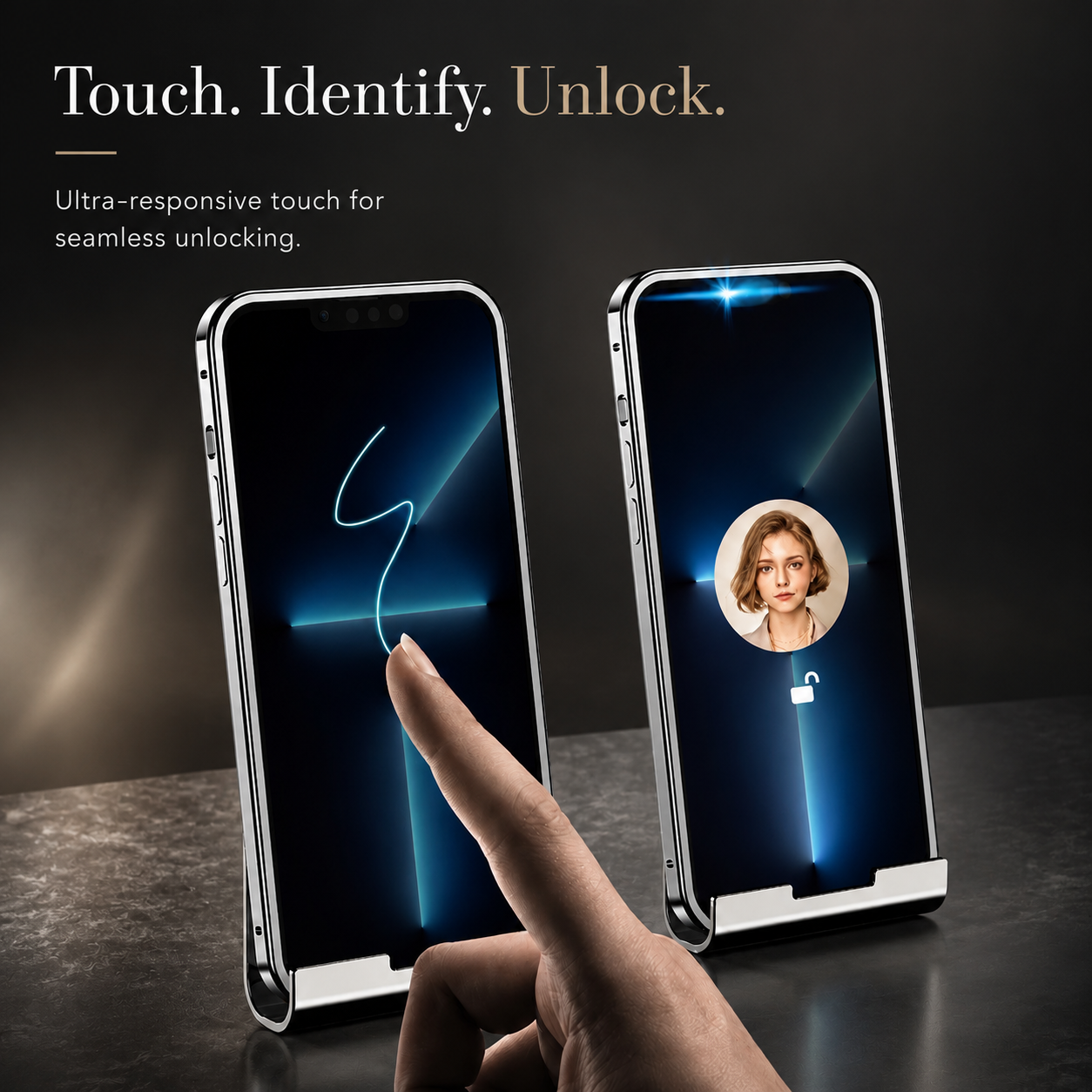Premium iPhone Case MagSafe Compatible Double-Sided Tempered Glass Protective Cover Magnetic Metal Frame Full Body Shockproof Clear Protection Design