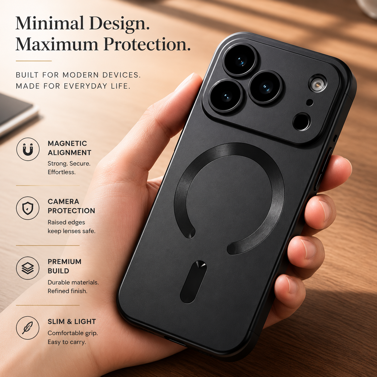 Premium iPhone Case MagSafe Compatible Luxury Metallic Paint Soft TPU Magnetic Protective Cover Shockproof Camera Lens Protection Wireless Charging Slim Full Coverage