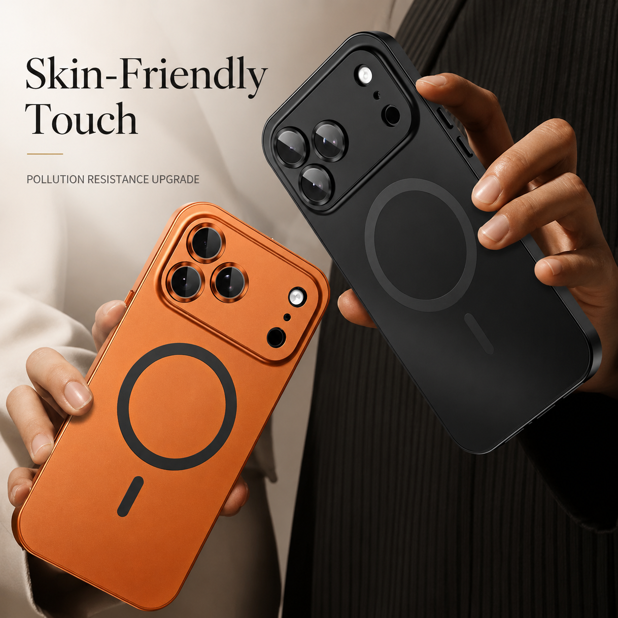 Premium iPhone Case MagSafe Compatible Magnetic Aluminum Frame Shockproof Cover PC Back Camera Lens Protection Ultra Thin Full Coverage