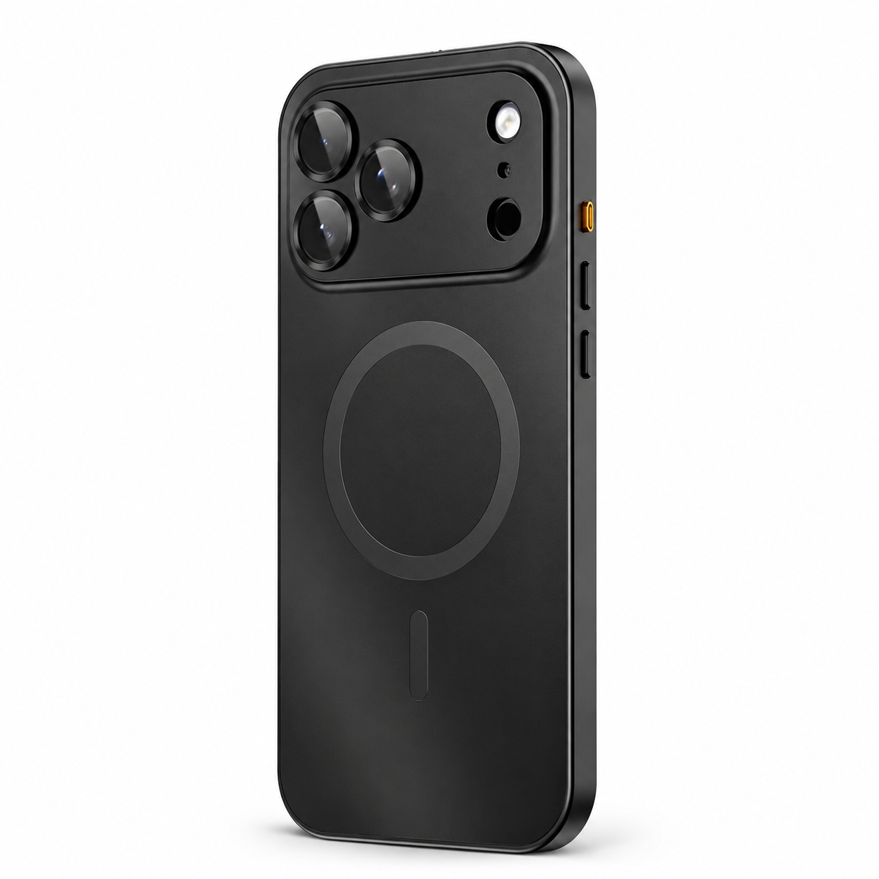 Premium iPhone Case MagSafe Compatible Magnetic Aluminum Frame Shockproof Cover PC Back Camera Lens Protection Ultra Thin Full Coverage