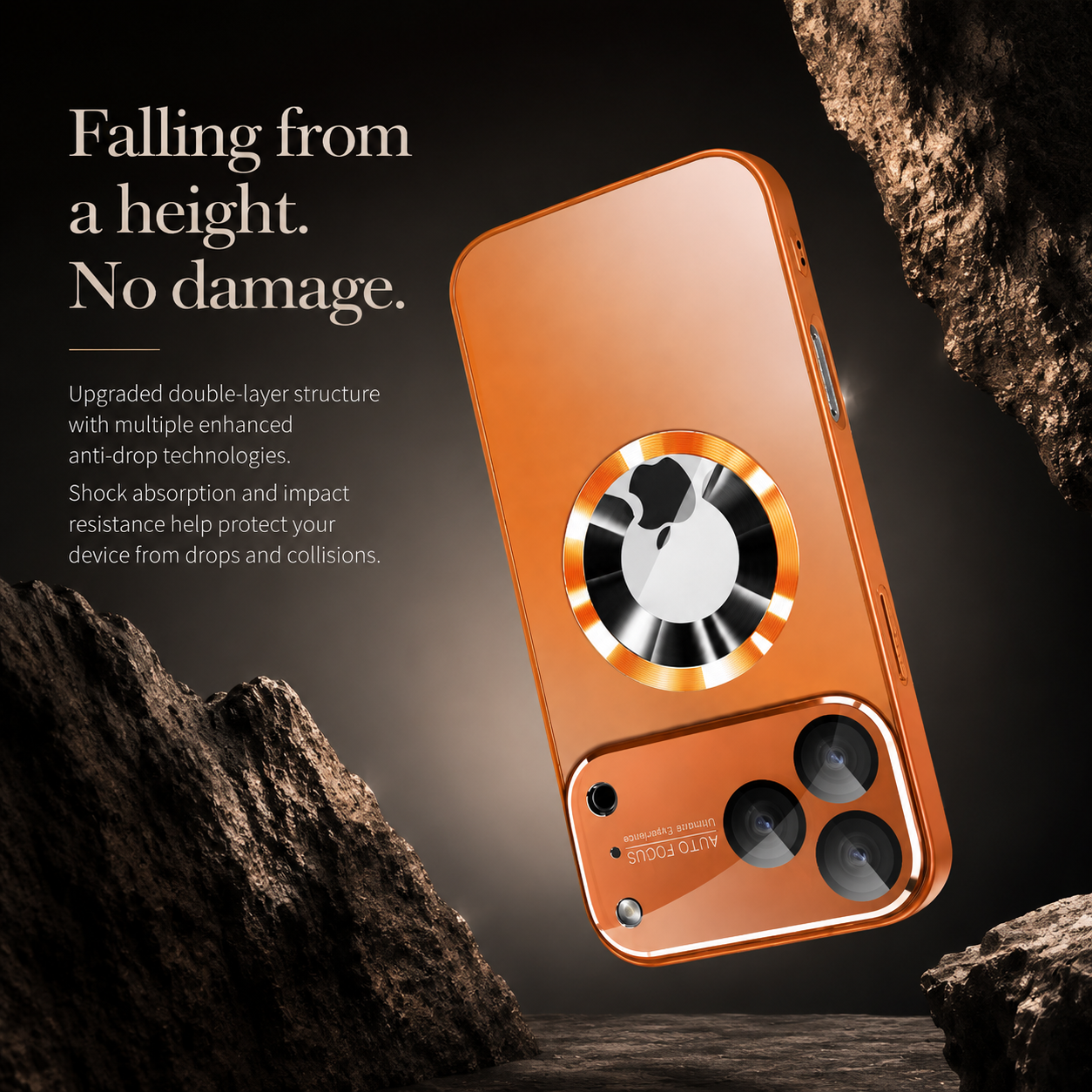 Premium iPhone Case MagSafe Compatible Magnetic Matte Titanium Alloy Cover Camera Lens Protection Shockproof Slim Full Coverage Design
