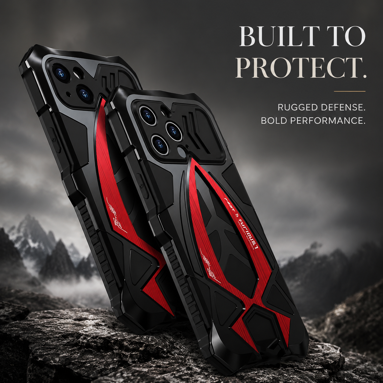 Premium iPhone Case MagSafe Compatible Metal Armor Shell Shockproof Protective Cover Camera Lens Screen Protection Ultra Thin Magnetic Full Body Design